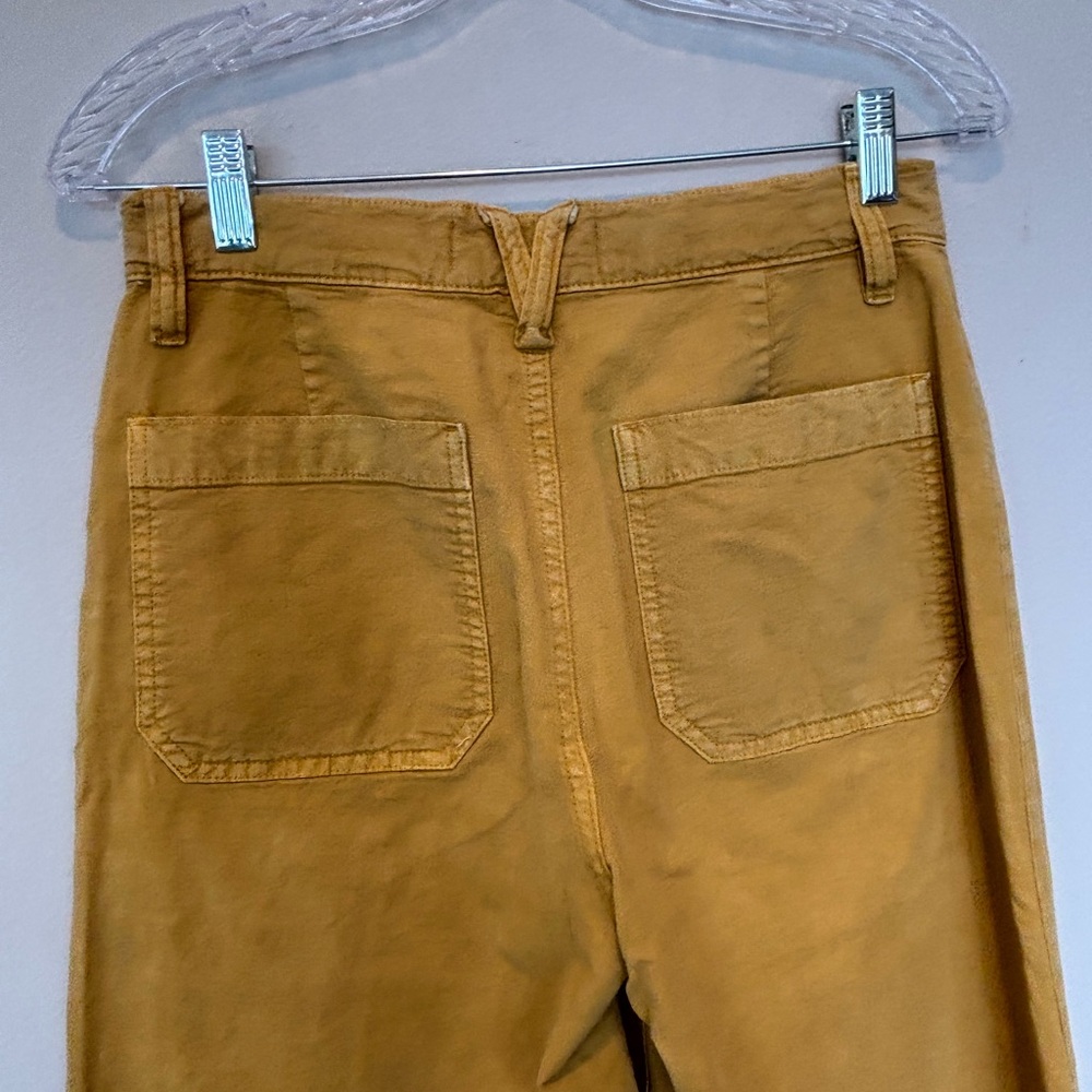 Point Sur Yellow Pants Crop Wide Leg 28 - Picture 5 of 8